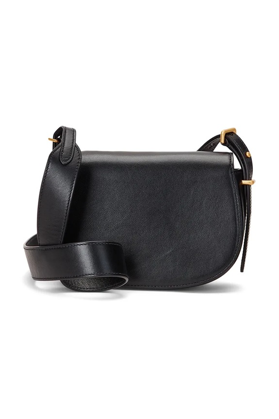 Polo Ralph Lauren poseta de piele 428891391 negru SS25