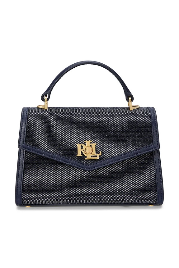 Lauren Ralph Lauren torebka nie mieści A4 granatowy 431956892
