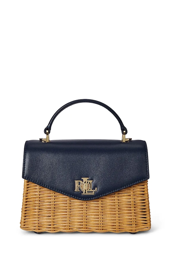 Lauren Ralph Lauren kézitáska nappa bőr barna 431958996