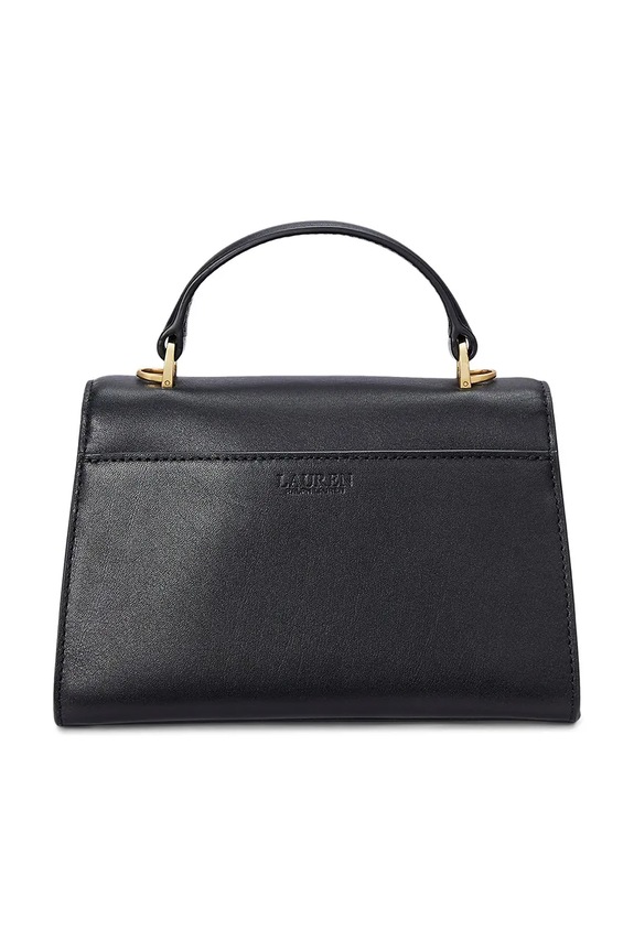 Kožna torba Lauren Ralph Lauren 431968761 crna SS25