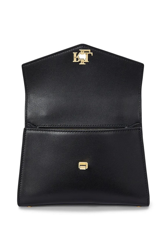 Kožna torba Lauren Ralph Lauren crna 431968761