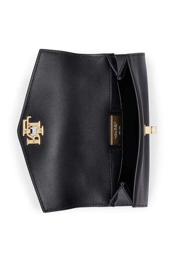 Kožna torba Lauren Ralph Lauren 431968761 crna