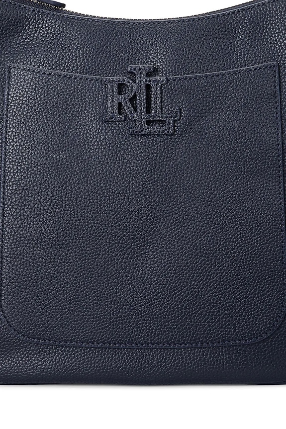 Lauren Ralph Lauren geantă crossbody pentru femei din piele 431970152 bleumarin