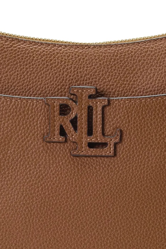 Lauren Ralph Lauren crossbody torba za žene kožna smeđa 431970152