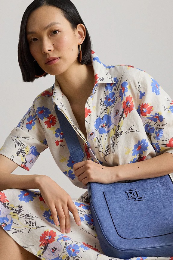 Lauren Ralph Lauren crossbody kabelka dámska kožená 431970152