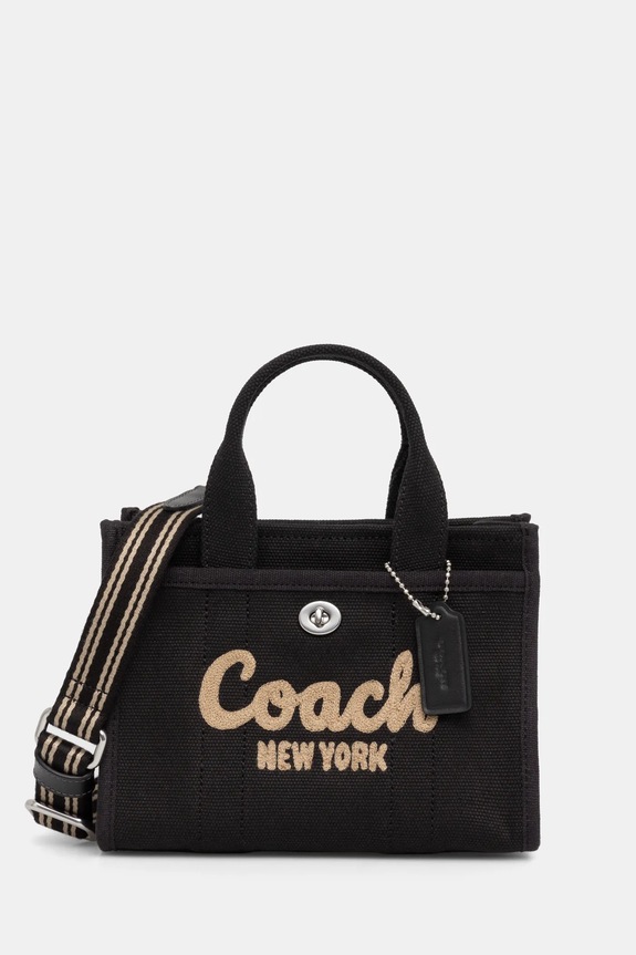 Coach torebka tekstylny czarny CZ098