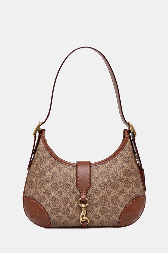 Coach torebka skóra licowa beżowy CY934