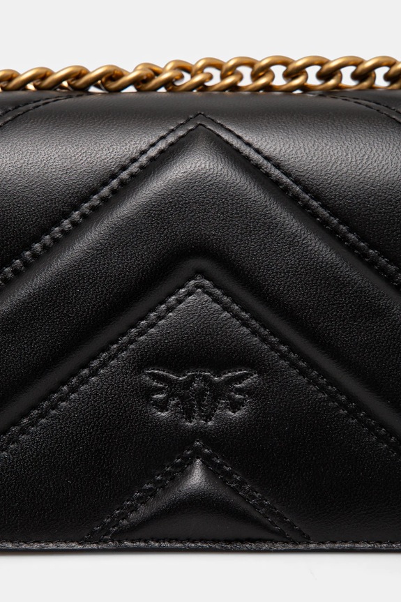 Pinko torebka skórzana czarny 104550.A26Z