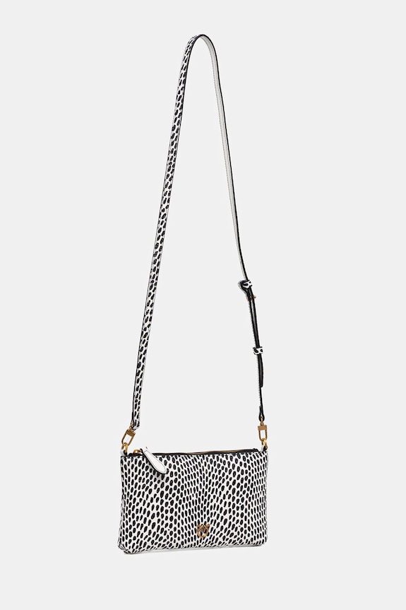Pinko pochette di pelle 104277.A27T bianco SS25