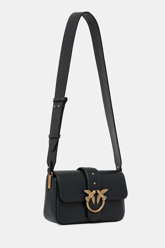 Pinko torebka crossbody skórzana 104340.A0QO zielony SS26