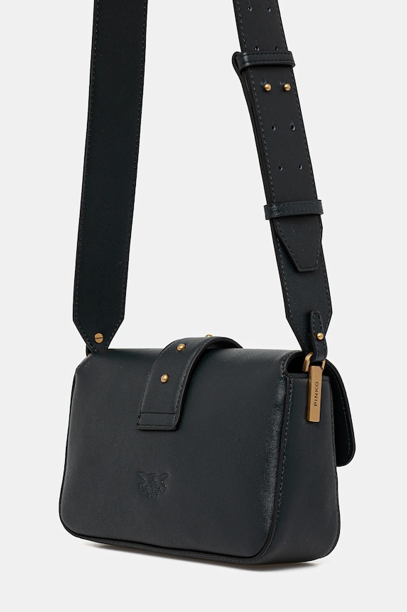 Akcesoria Pinko torebka crossbody skórzana 104340.A0QO zielony