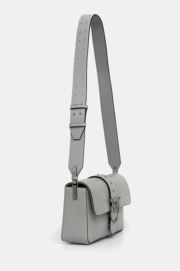 Pinko poșetă de piele 104524.A0QO gri AA00