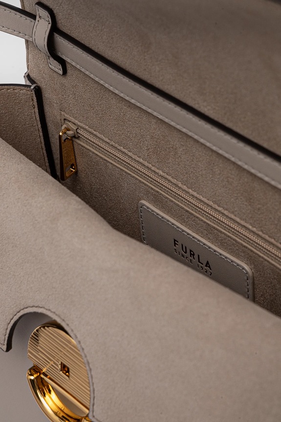Furla torebka skórzana WB01355.BX0428.VAN00 szary