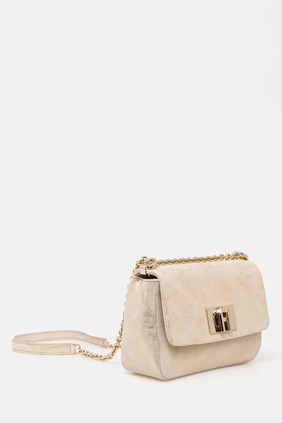 Semišová kabelka Furla BAFKACO.BX3355.CGD00 béžová AA00