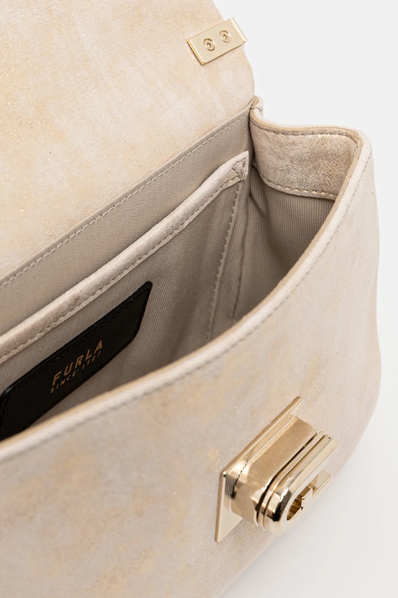 Semišová kabelka Furla BAFKACO.BX3355.CGD00 béžová