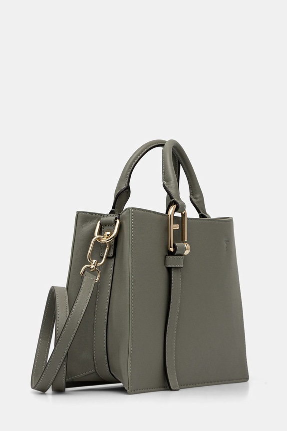 Kožená kabelka Furla WB01336.BX2045.AG700 zelená SS25