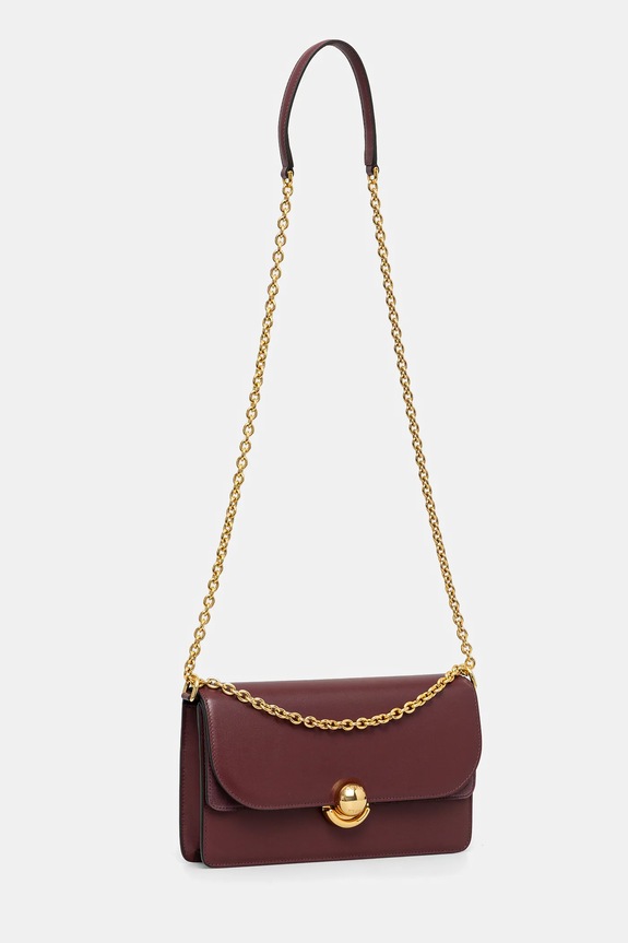 Furla torebka skórzana WB01515.BX0428.26700 bordowy SS25