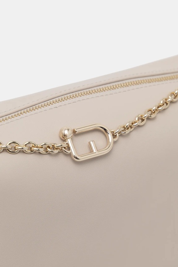 Usnjena torbica Furla bež WE00662.BX3104.VAN00