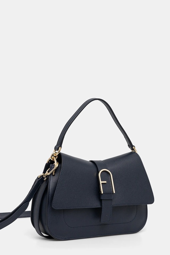 Furla borsa a mano in pelle WB00996.BX2045.2676S blu navy SS25
