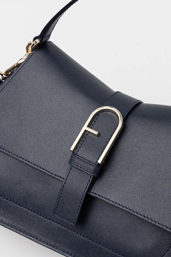 Furla borsa a mano in pelle blu navy WB00996.BX2045.2676S