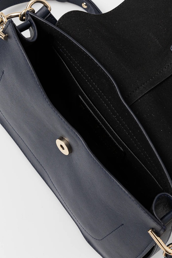 Furla borsa a mano in pelle WB00996.BX2045.2676S blu navy