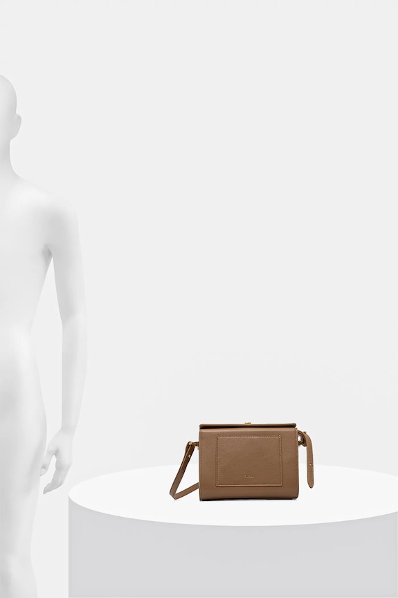 Kožená kabelka Furla WB01474.BX3106.YU500 béžová