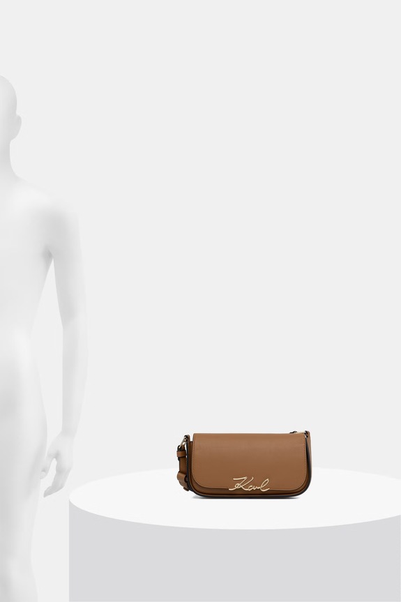 Karl Lagerfeld crossbody torba za žene kožna K/SIGNATURE A1W30039