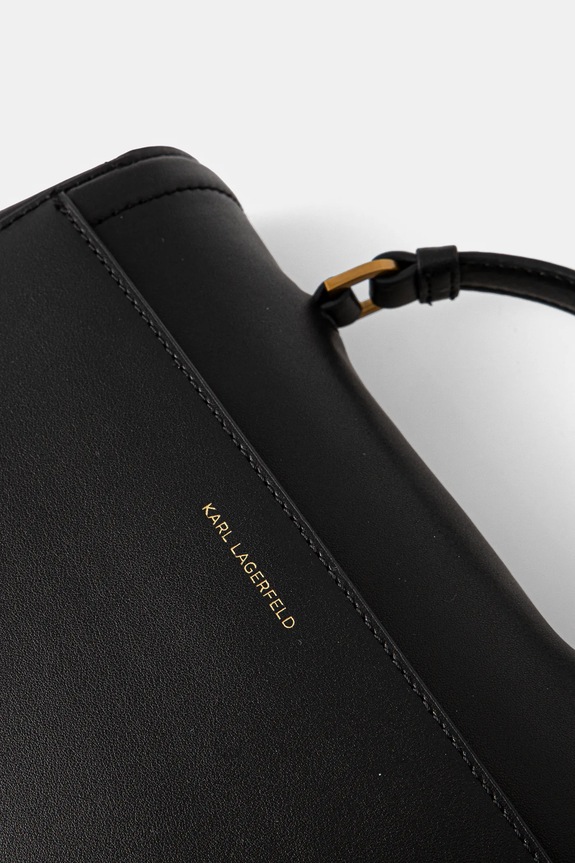 Karl Lagerfeld poseta de piele A1W30170 negru