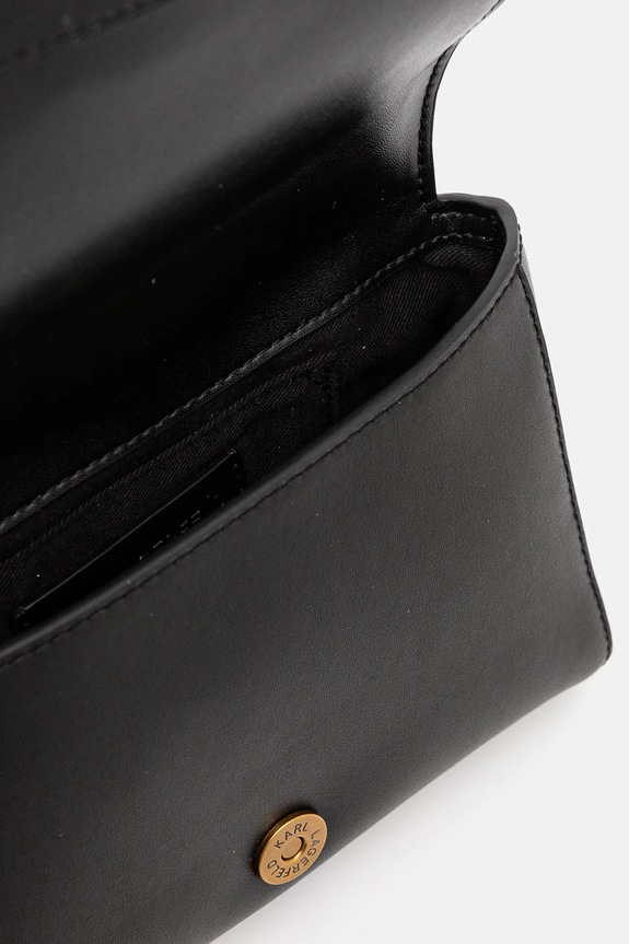 Кожаная сумочка Karl Lagerfeld K/AUTOGRAPH A1W30174 чёрный
