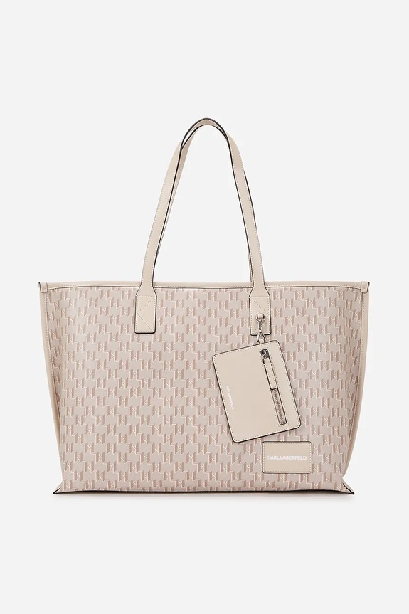 Сумочка Karl Lagerfeld K/VOYAGE вмещает А4 бежевый A1W30183