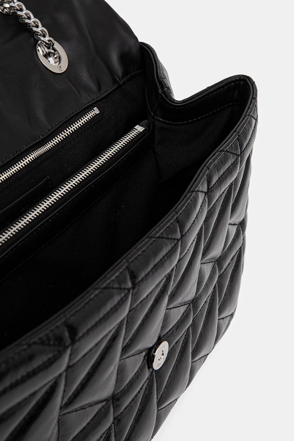 Karl Lagerfeld poseta de piele A1W30393 negru