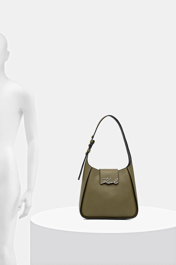 Karl Lagerfeld torebka skórzana K/SIGNATURE A1W30434