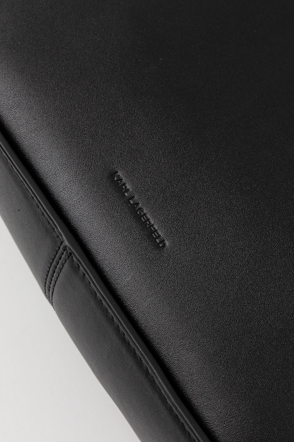 Usnjena torbica Karl Lagerfeld K/SIGNATURE črna A1W30434