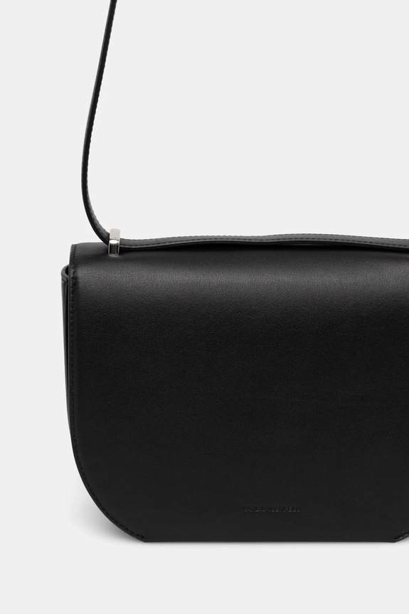 Doplnky Kožená kabelka Karl Lagerfeld A1W30444 čierna