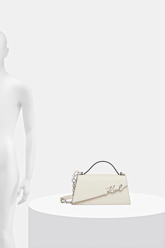 Kožna torba Karl Lagerfeld K/SIGNATURE A1W30458