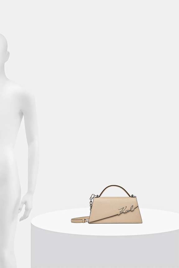 Usnjena torbica Karl Lagerfeld K/SIGNATURE A1W30458