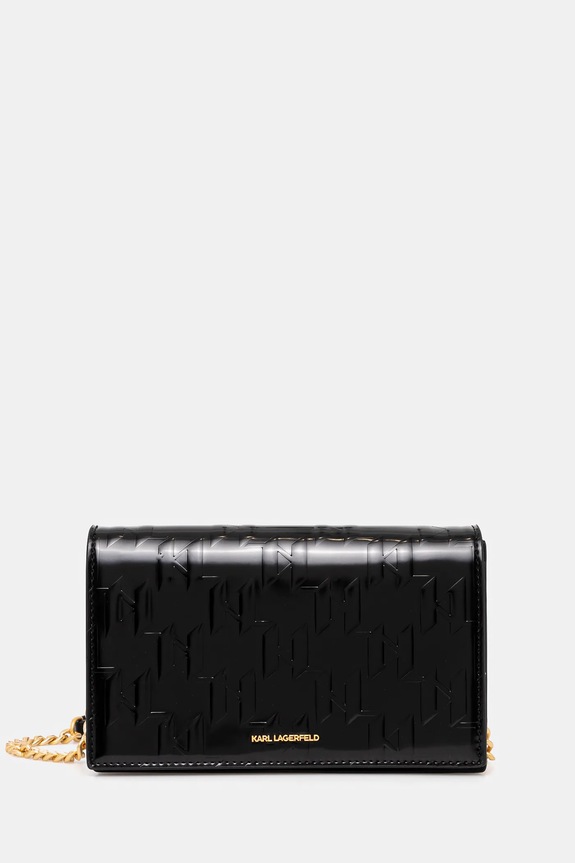 Kabelka Karl Lagerfeld imitácia kože čierna A1W32089