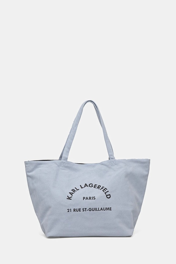 Kabelka Karl Lagerfeld K/RSG potlač modrá A1W50006