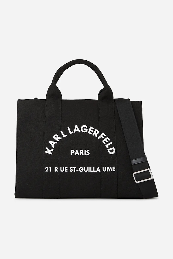Torba Karl Lagerfeld K/RSG premalo za format A4 crna A1W50010