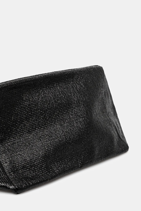 Karl Lagerfeld torebka bawełniana czarny A1W50064