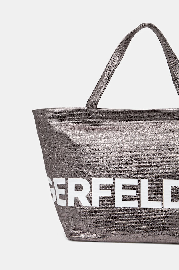 Kiegészítők Karl Lagerfeld pamut táska A1W50064 ezüst