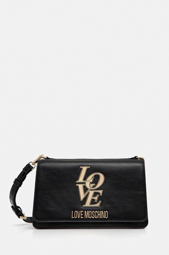 Love Moschino torebka aplikacja czarny JC4155PP1