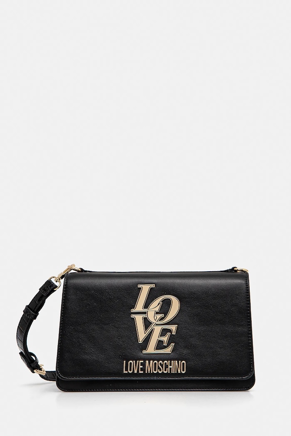 Love Moschino torebka aplikacja czarny JC4155PP1