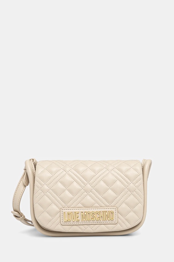 Сумочка Love Moschino не вміщує А4 бежевий JC4139PP1
