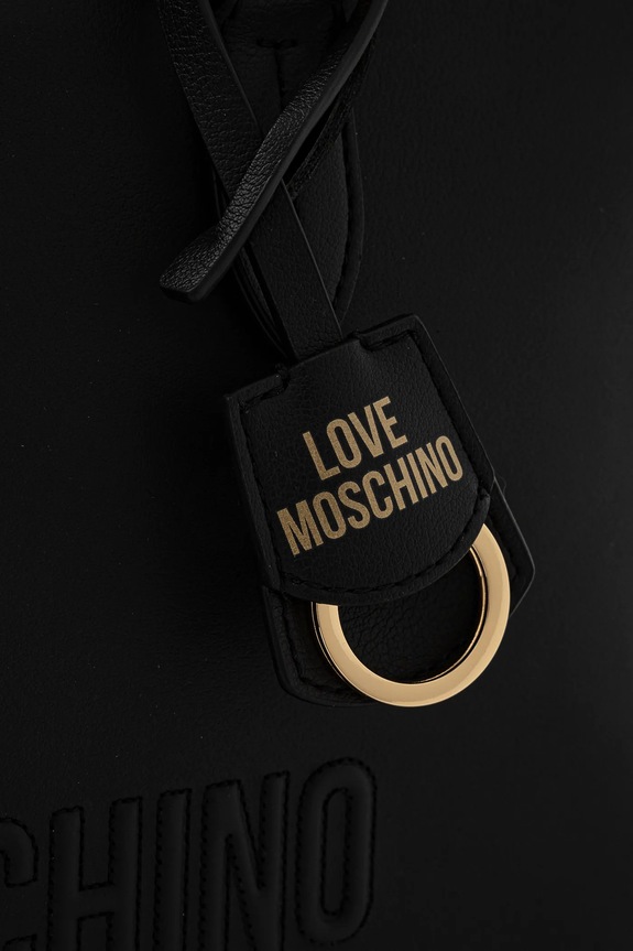 Love Moschino torebka skórzana czarny JC4114PP1