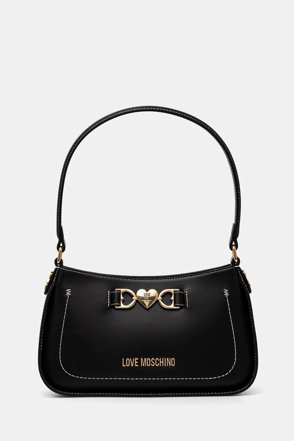 Love Moschino torebka skóra licowa czarny JC4062PP1