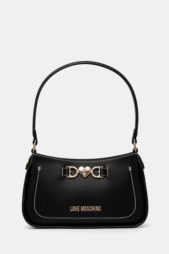 Love Moschino torebka skóra licowa czarny JC4062PP1