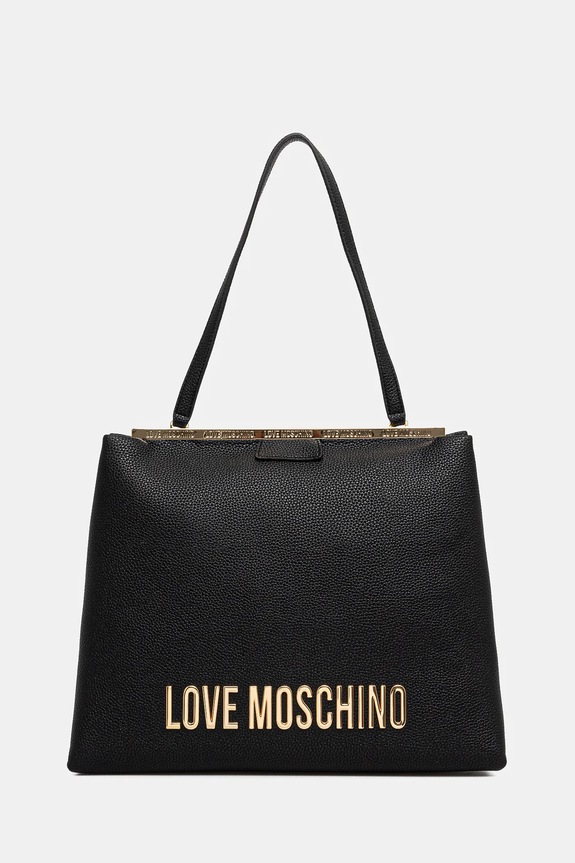 Love Moschino torebka aplikacja czarny JC4054PP1