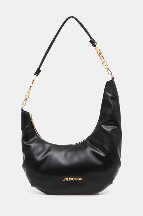 Love Moschino torebka nie mieści A4 czarny JC4053PP1