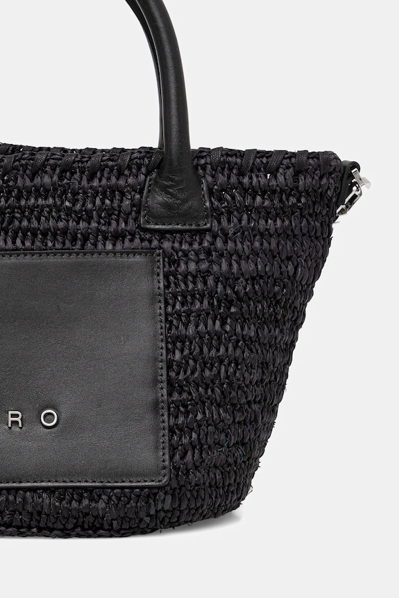Сумка из рафии IRO WM44NARCY чёрный SS25